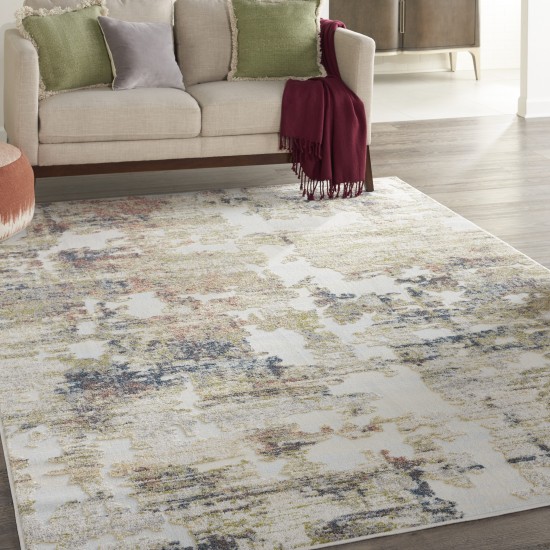 Nourison Trance TRC04 Area Rug, Ivory/Multicolor, 6'6" x 9'6"