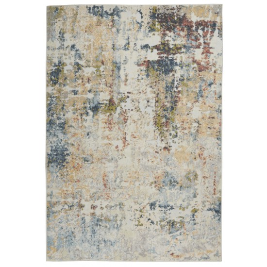 Nourison Trance TRC05 Area Rug, Ivory/Multicolor, 3'11" x 5'11"