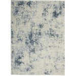 Nourison Trance TRC06 Area Rug, Ivory/Blue, 3'11" x 5'11"