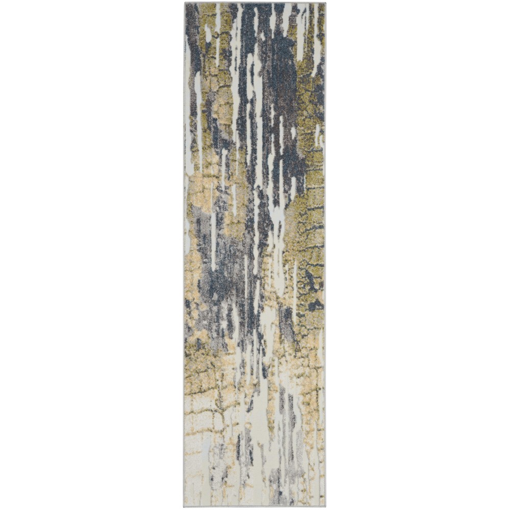 Nourison Trance TRC07 Runner Rug, Ivory/Multicolor, 2'2" x 7'6"