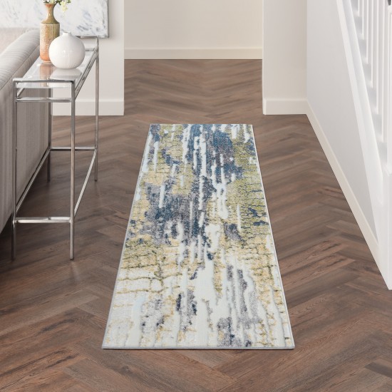 Nourison Trance TRC07 Runner Rug, Ivory/Multicolor, 2'2" x 7'6"