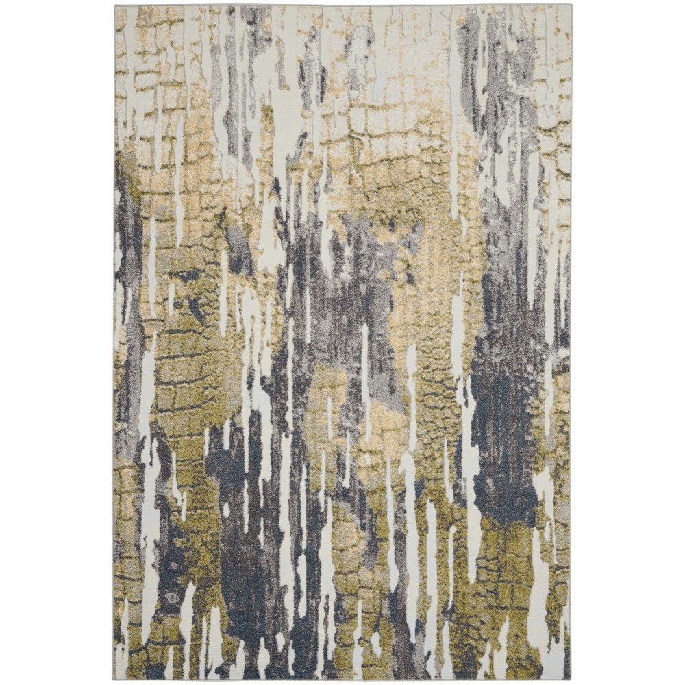 Nourison Trance TRC07 Area Rug, Ivory/Multicolor, 7'10" x 9'10"