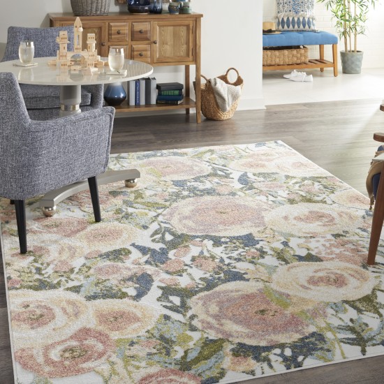 Nourison Trance TRC08 Area Rug, Multicolor, 6'6" x 9'6"