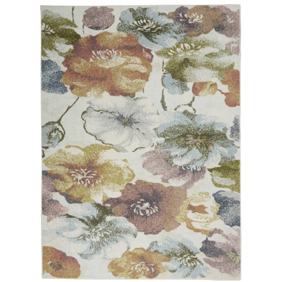 Nourison Trance TRC09 Area Rug, Ivory/Multicolor, 3'11" x 5'11"