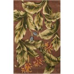 Nourison Tropics TS02 Area Rug, Khaki, 3'6" x 5'6"