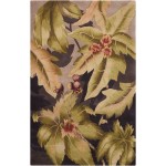 Nourison Tropics TS03 Area Rug, Plum, 7'6" x 9'6"