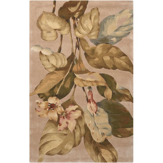 Nourison Tropics TS04 Area Rug, Beige, 3'6" x 5'6"