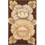 Nourison Tropics TS09 Area Rug, Brown, 3'6" x 5'6"