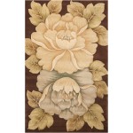 Nourison Tropics TS09 Area Rug, Brown, 5'3" x 8'3"