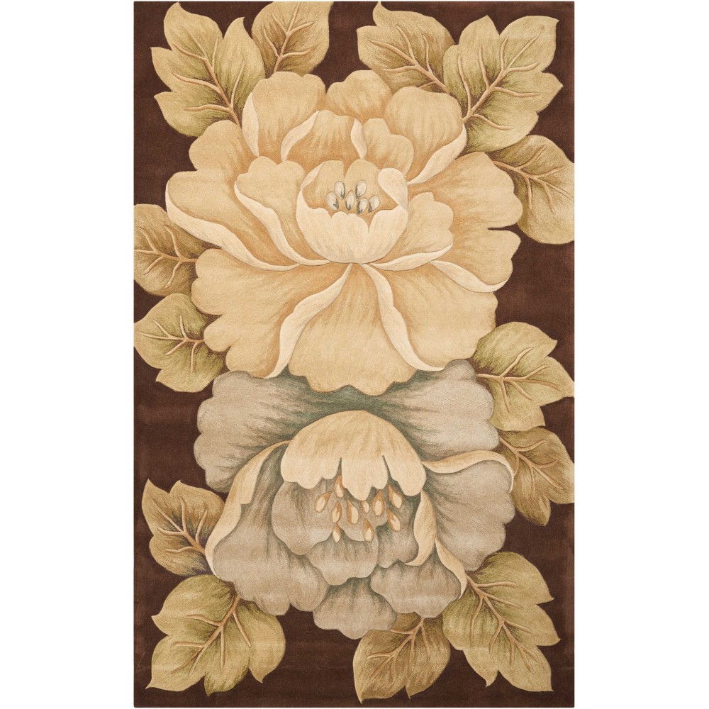 Nourison Tropics TS09 Area Rug, Brown, 8' x 11'