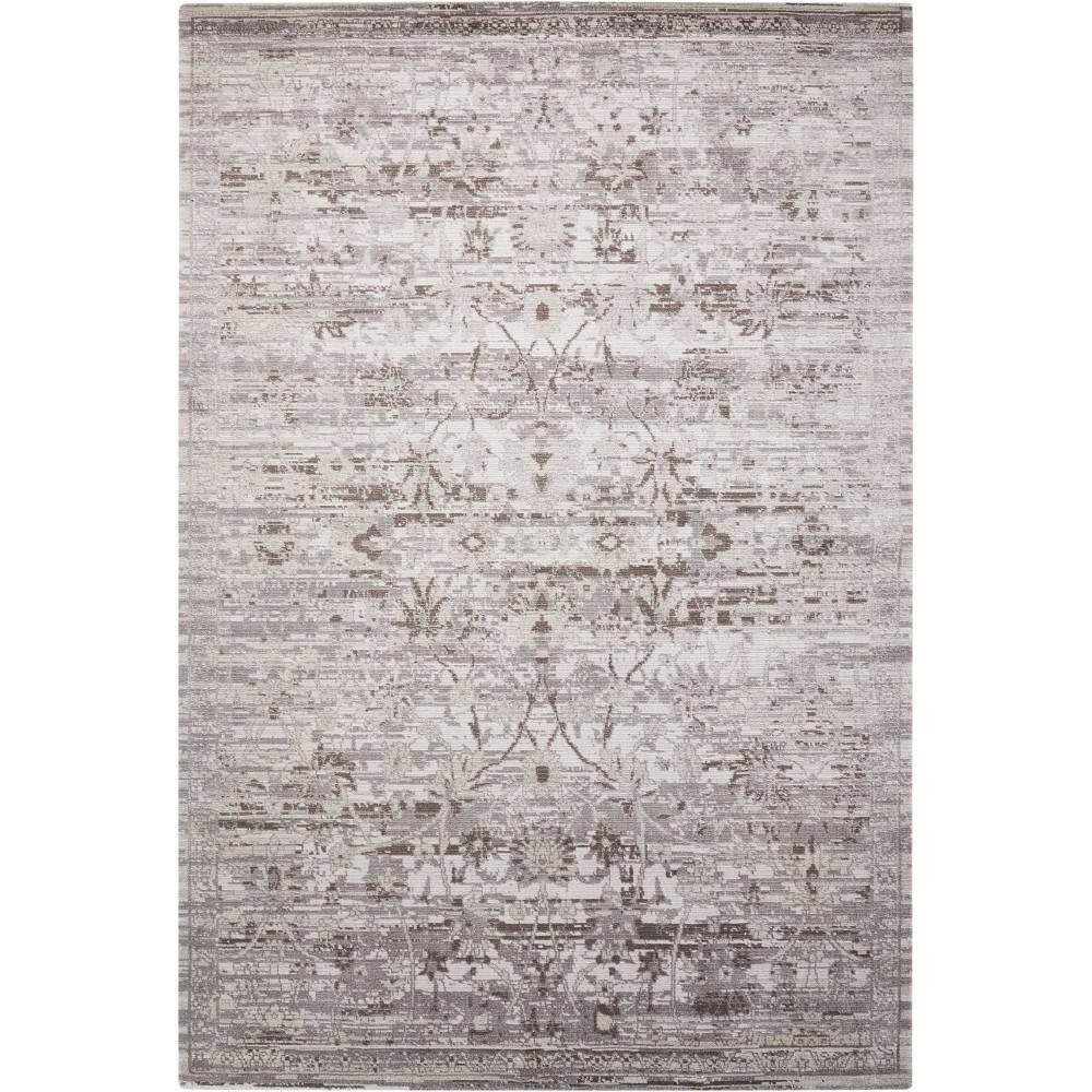 Nourison Twilight TWI01 Area Rug, Silver, 12' x 15'