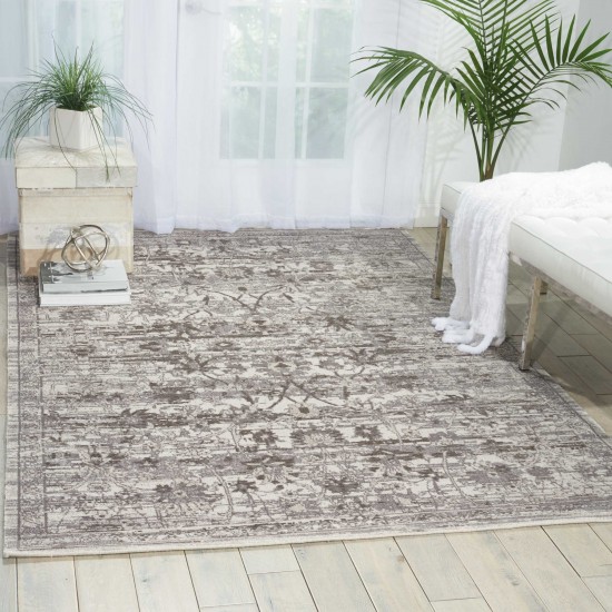 Nourison Twilight TWI01 Area Rug, Silver, 12' x 15'