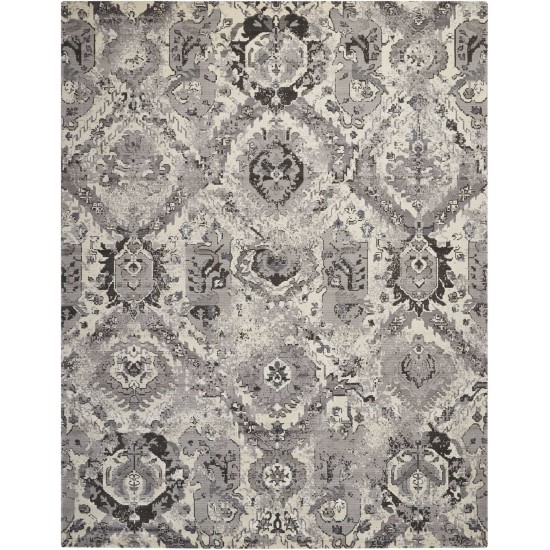 Nourison Twilight TWI03 Area Rug, Ivory/Grey, 12' x 15'