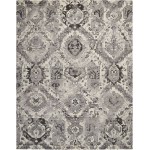 Nourison Twilight TWI03 Area Rug, Ivory/Grey, 7'9" x 9'9"