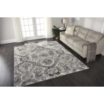 Nourison Twilight TWI03 Area Rug, Ivory/Grey, 8'6" x 11'6"