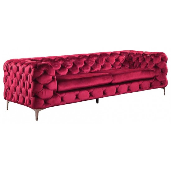 ACME Adam Sofa, Red Velvet