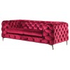 ACME Adam Loveseat, Red Velvet