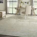 Nourison Twilight TWI06 Area Rug, Ivory/Green, 12' x 15'