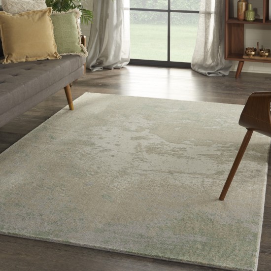 Nourison Twilight TWI06 Area Rug, Ivory/Green, 5'6" x 8'