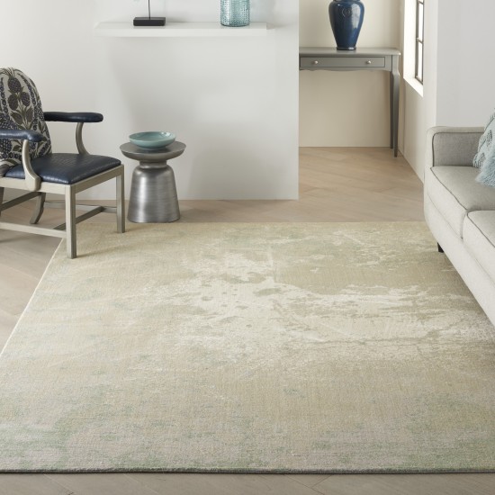 Nourison Twilight TWI06 Area Rug, Ivory/Green, 7'9" x 9'9"