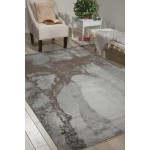 Nourison Twilight TWI07 Area Rug, Sea/Mist, 12' x 15'