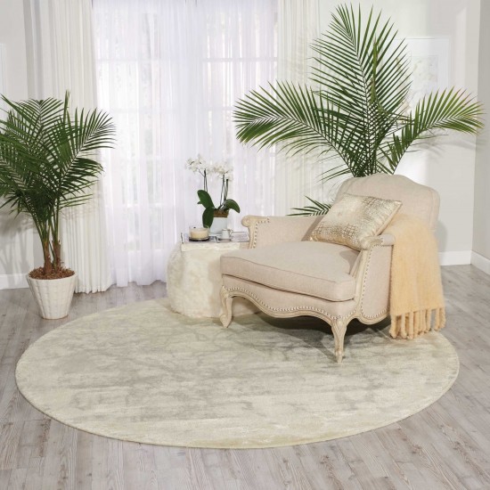 Nourison Twilight TWI09 Area Rug, Ivory, 8' x Round