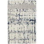 Nourison Twilight TWI10 Area Rug, Ivory/Navy, 2' x 3'