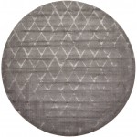 Nourison Twilight TWI15 Area Rug, Grey, 8' x Round