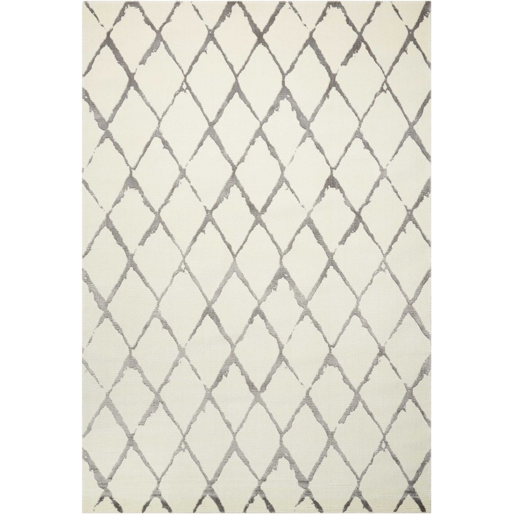 Nourison Twilight TWI15 Area Rug, Ivory/Grey, 8'6" x 11'6"