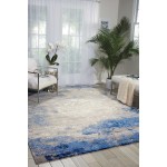 Nourison Twilight TWI22 Area Rug, Blue/Grey, 8'6" x 11'6"