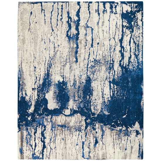 Nourison Twilight TWI29 Area Rug, Ivory/Blue, 12' x 15'