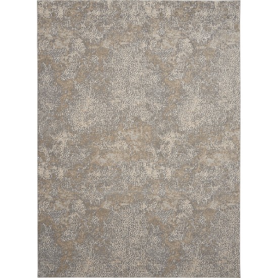 Michael Amini MA90 Uptown UPT02 Area Rug, Beige/Grey, 8'10" x 11'10"