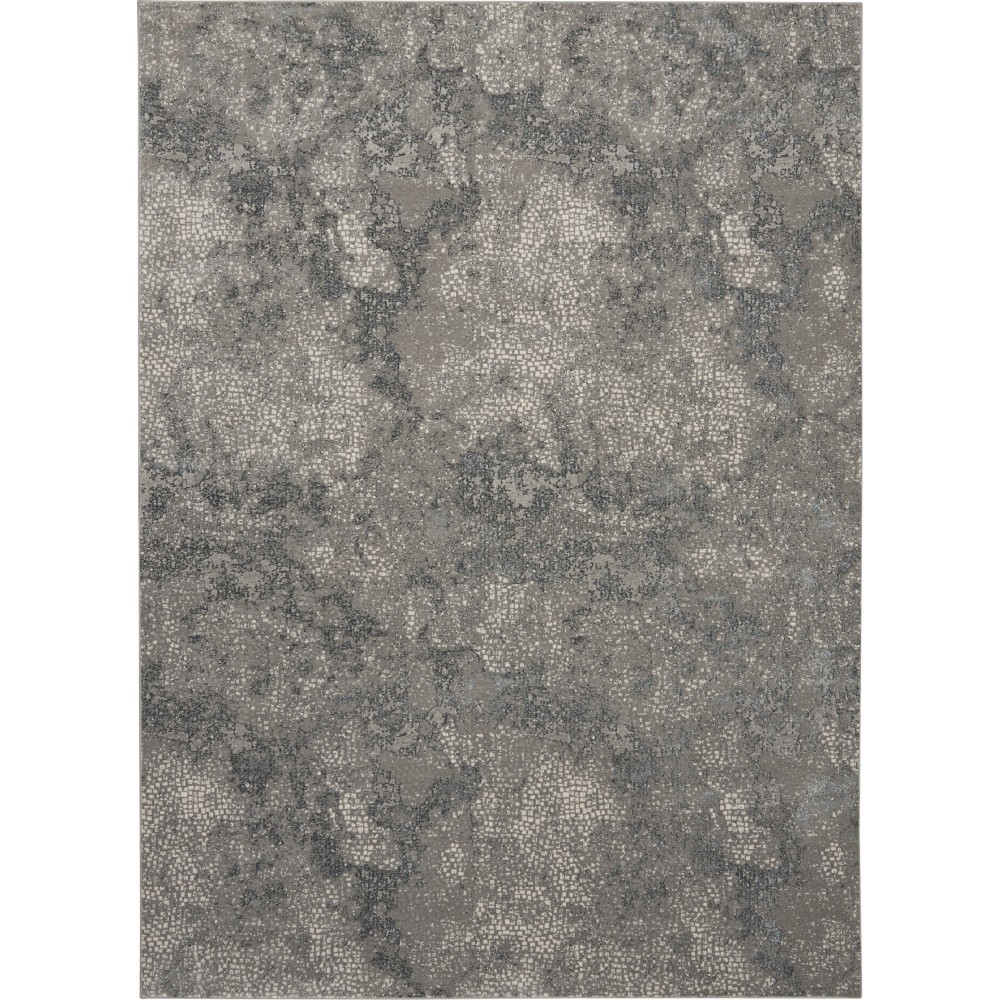 Michael Amini MA90 Uptown UPT02 Area Rug, Grey, 7'10" x 9'10"