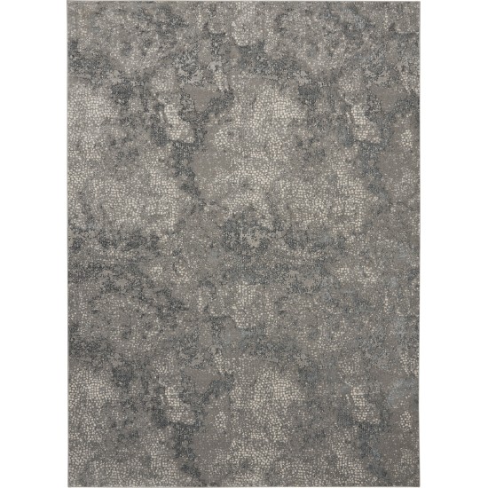 Michael Amini MA90 Uptown UPT02 Area Rug, Grey, 8'10" x 11'10"