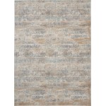 Michael Amini MA90 Uptown UPT03 Area Rug, Beige/Aqua, 8'10" x 11'10"