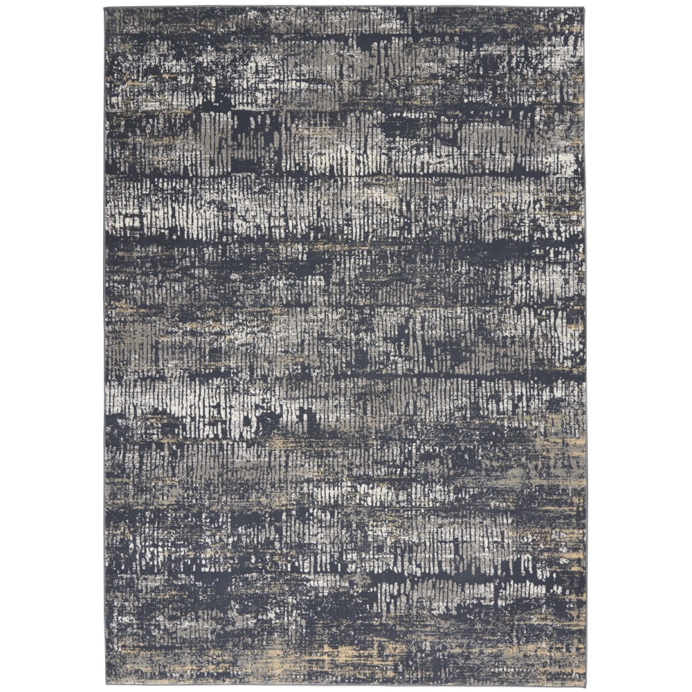 Michael Amini MA90 Uptown UPT03 Area Rug, Charcoal/Grey, 5'3" x 7'3" Michael Amini MA90 Uptown UPT03 Area Rug, Charcoal/Grey, 5'3" x 7'3"