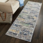 Nourison Urban Chic URC01 Runner Rug, Grey/Multicolor, 2'2" x 7'3"