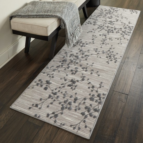 Nourison Urban Chic URC02 Runner Rug, Grey, 2'2" x 7'3"