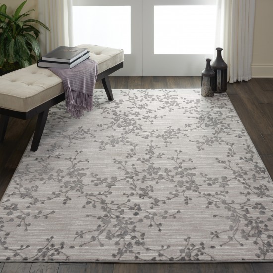 Nourison Urban Chic URC02 Area Rug, Grey, 4' x 6'