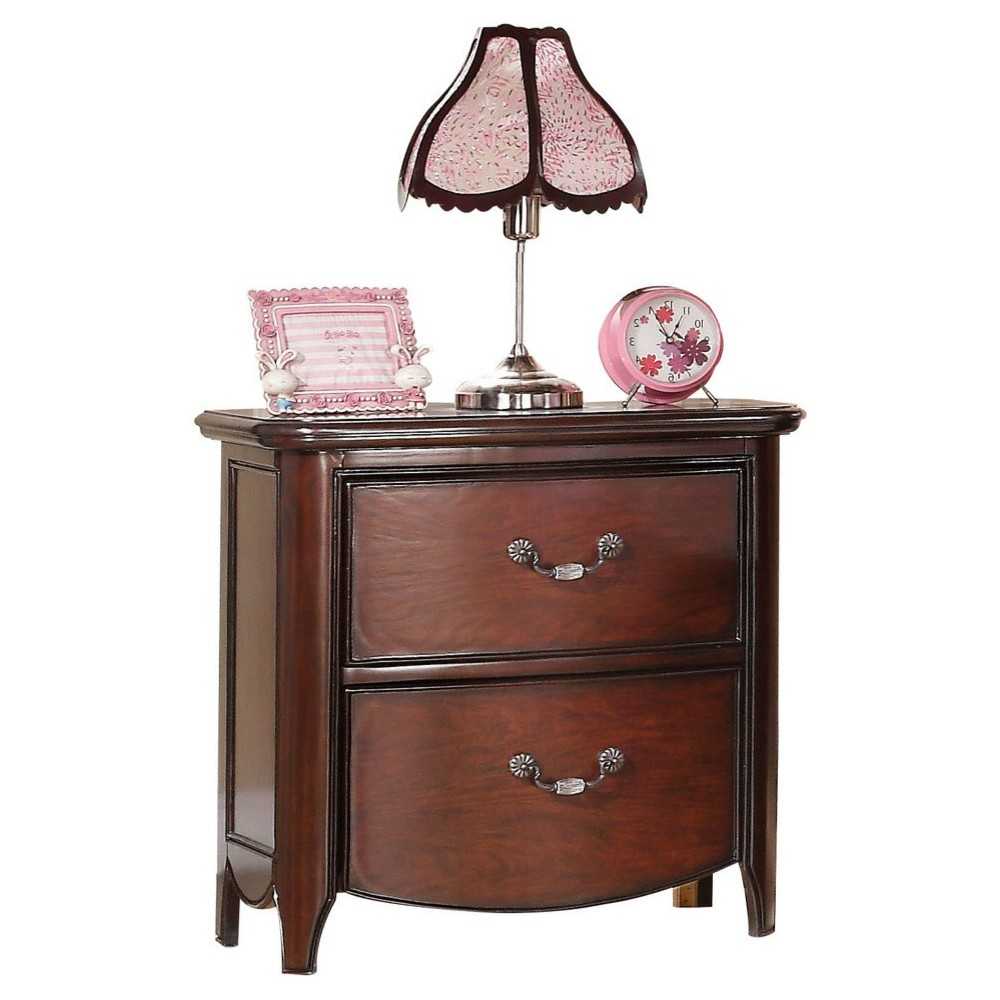 ACME Cecilie Nightstand, Cherry ACME Cecilie Nightstand, Cherry