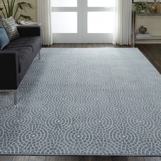 Nourison Urban Chic URC04 Area Rug, Light Blue, 7'10" x 9'10"