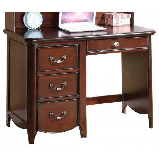 ACME Cecilie Computer Desk, Cherry