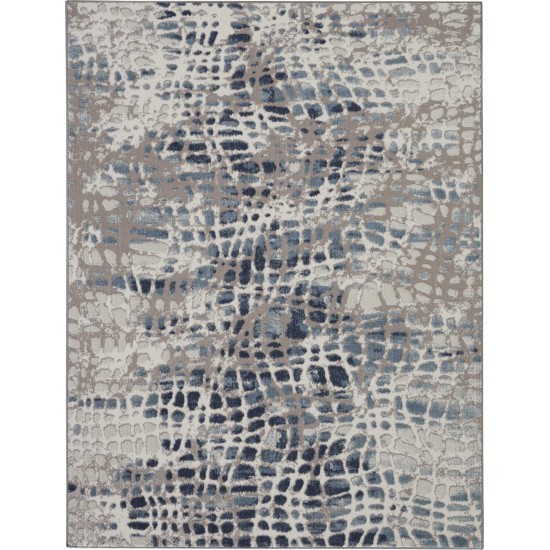 Nourison Urban Decor URD04 Area Rug, Ivory/Grey, 4' x 6'