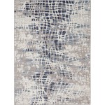 Nourison Urban Decor URD04 Area Rug, Ivory/Grey, 5'3" x 7'3"