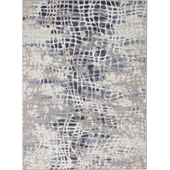 Nourison Urban Decor URD04 Area Rug, Ivory/Grey, 5'3" x 7'3"