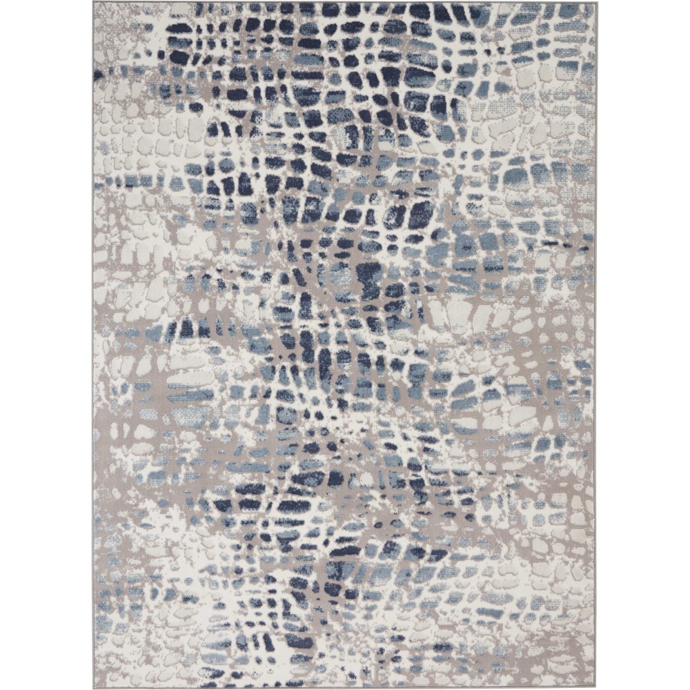 Nourison Urban Decor URD04 Area Rug, Ivory/Grey, 5'3" x 7'3"