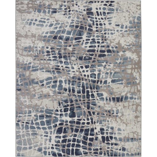 Nourison Urban Decor URD04 Area Rug, Ivory/Grey, 7'10" x 10'