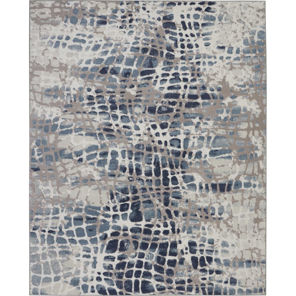 Nourison Urban Decor URD04 Area Rug, Ivory/Grey, 9' x 12'