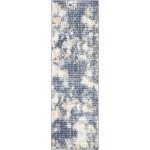 Nourison Urban Decor URD05 Runner Rug, Ivory/Sky, 2'2" x 7'6"