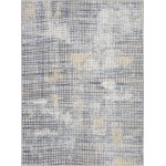 Nourison Urban Decor URD06 Area Rug, Grey/Ivory, 4' x 6'